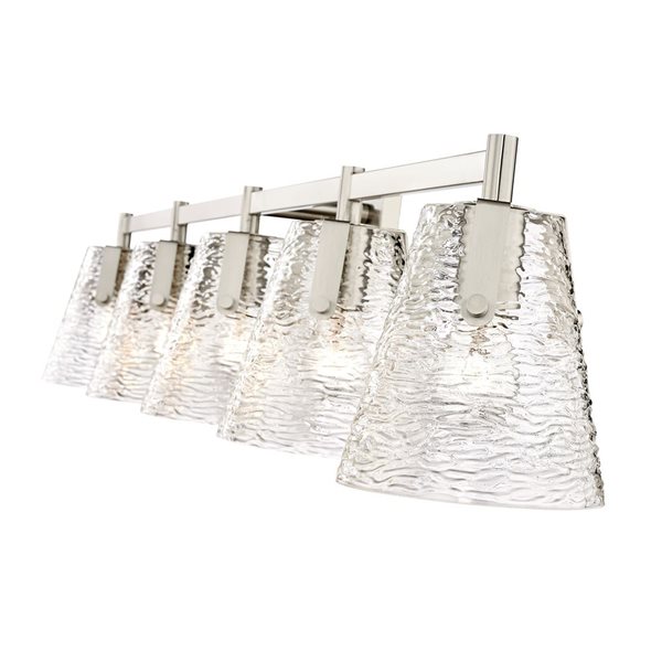 Z-Lite Analia Brushed Nickel 5-Light Vanity Light