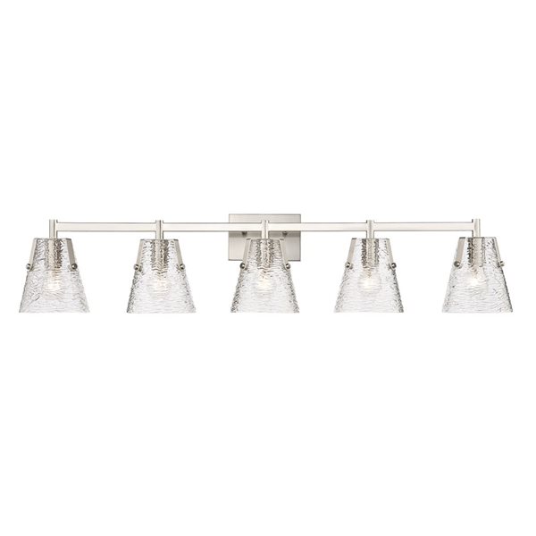 Z-Lite Analia Brushed Nickel 5-Light Vanity Light