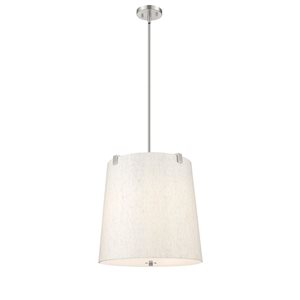 Z-Lite Weston Brushed Nickel 5-Light Drum Pendant Light