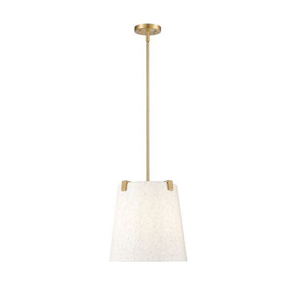 Z-Lite Weston Modern Gold 3-Light Drum Pendant Light