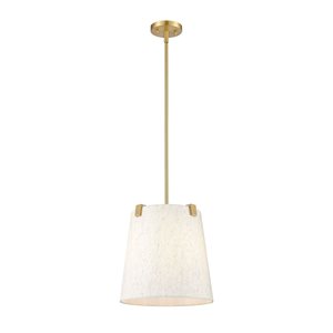 Z-Lite Weston Modern Gold 3-Light Drum Pendant Light