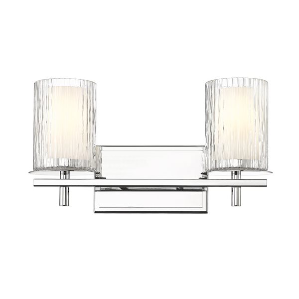 Z-Lite Grayson Chrome 2-Light Vanity Light