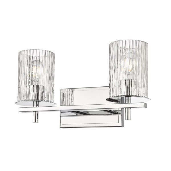 Z-Lite Grayson Chrome 2-Light Vanity Light