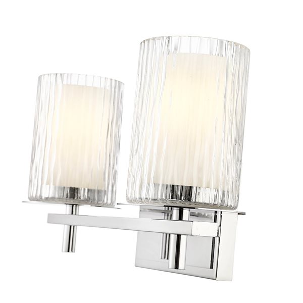 Z-Lite Grayson Chrome 2-Light Vanity Light