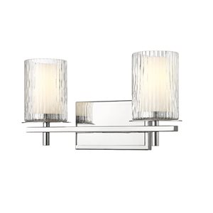 Z-Lite Grayson Chrome 2-Light Vanity Light