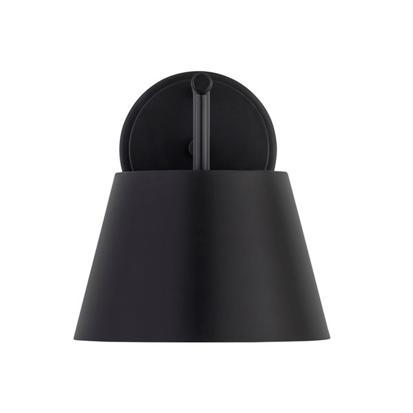 s.lilly Z-Lite Lilly Matte Black 9 inch 1 Light Wall Sconce | The