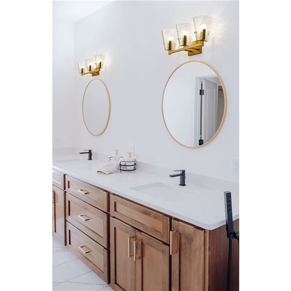 Z-Lite Analia Modern Gold 3-Light Vanity Light