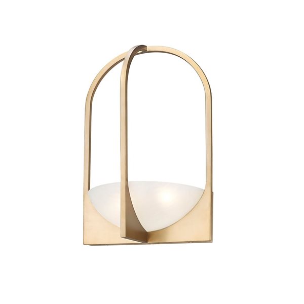 Z-Lite Devon 12-in Modern Gold  2-Light Wall Sconce