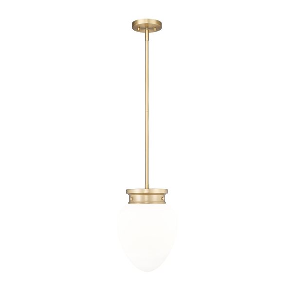 Z-Lite Gideon Modern Gold 1-Light Teardrop  Pendant Light