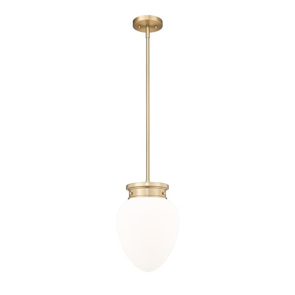 Z-Lite Gideon Modern Gold 1-Light Teardrop  Pendant Light