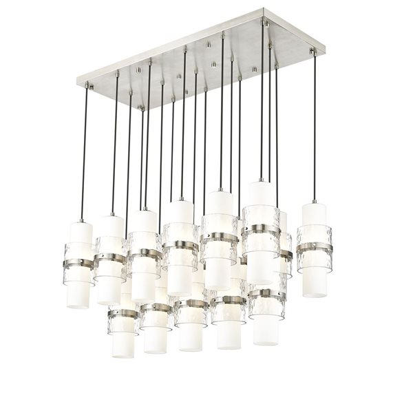 Z-Lite Cayden Brushed Nickel 17-Light Linear Chandelier
