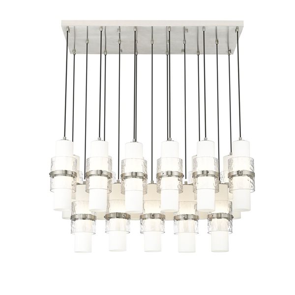 Z-Lite Cayden Brushed Nickel 17-Light Linear Chandelier