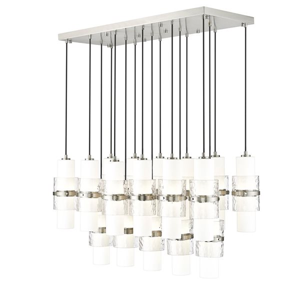 Z-Lite Cayden Brushed Nickel 17-Light Linear Chandelier