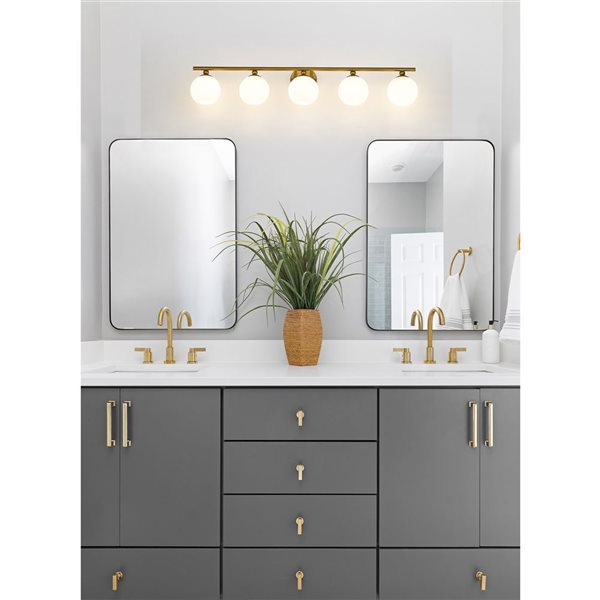 Z-Lite Neoma Modern Gold 5-Light Vanity Light