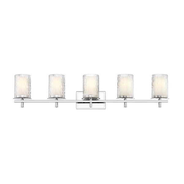 Z-Lite Grayson Chrome 5-Light Vanity Light