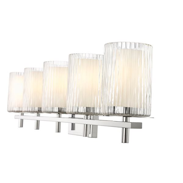 Z-Lite Grayson Chrome 5-Light Vanity Light