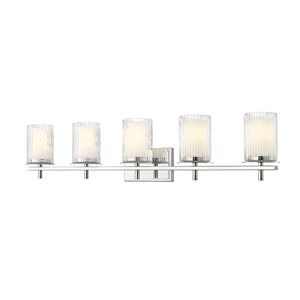 Z-Lite Grayson Chrome 5-Light Vanity Light