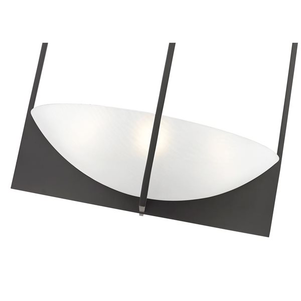 Z-Lite Devon Matte Black 6-Light Abstract Chandelier