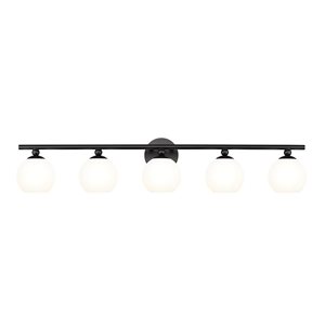 Z-Lite Neoma Matte Black 5-Light Vanity Light