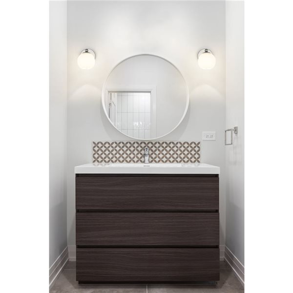 Z-Lite Neoma 5.25-in Brushed Nickel 1-Light Wall Sconce