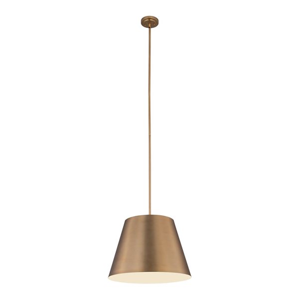 Z-Lite Lilly Modern Gold 1-Light Dome Pendant Light