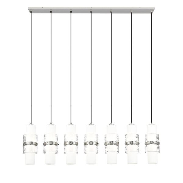 Z-Lite Cayden Brushed Nickel 7-Light Linear Chandelier