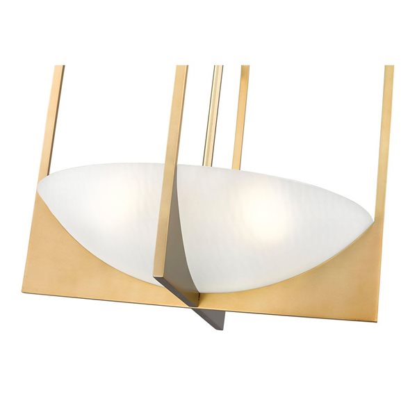 Z-Lite Devon Modern Gold 4-Light Bowl Pendant Light