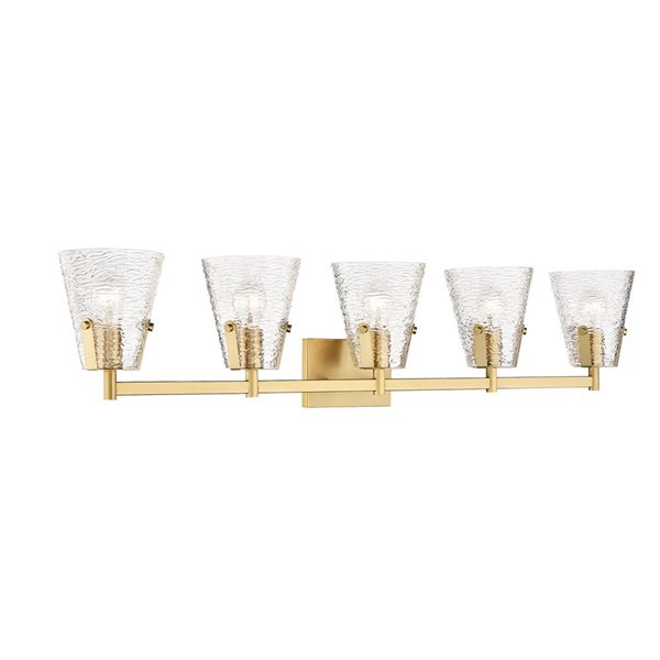 Z-Lite Analia Modern Gold 5-Light Vanity Light