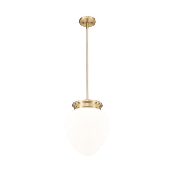 Z-Lite Gideon Modern Gold 1-Light Teardrop  Pendant Light