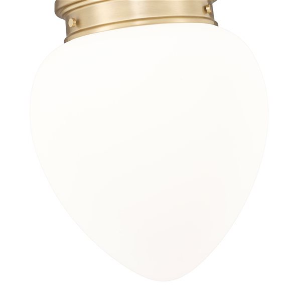 Z-Lite Gideon Modern Gold 1-Light Teardrop  Pendant Light