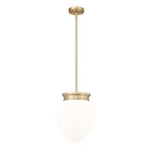 Z-Lite Gideon Modern Gold 1-Light Teardrop  Pendant Light