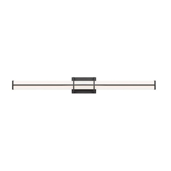 Z-Lite Harrison Matte Black 1-Light Vanity Light