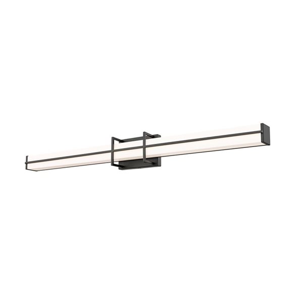 Z-Lite Harrison Matte Black 1-Light Vanity Light