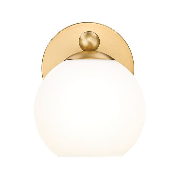 Z-Lite Neoma 5.25-in Modern Gold 1-Light Wall Sconce