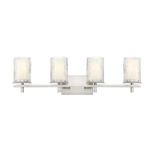 Z-Lite Grayson Brushed Nickel 4-Light Vanity Light