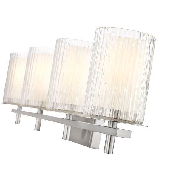 Z-Lite Grayson Brushed Nickel 4-Light Vanity Light