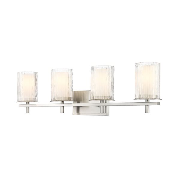 Z-Lite Grayson Brushed Nickel 4-Light Vanity Light