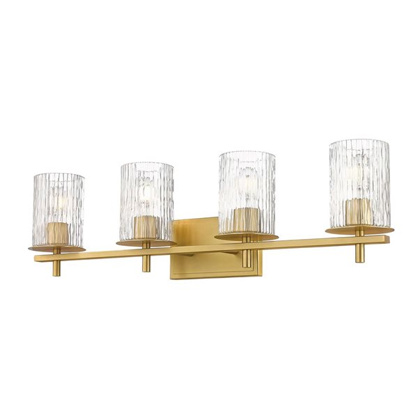 Z-Lite Grayson Modern Gold 4-Light Vanity Light