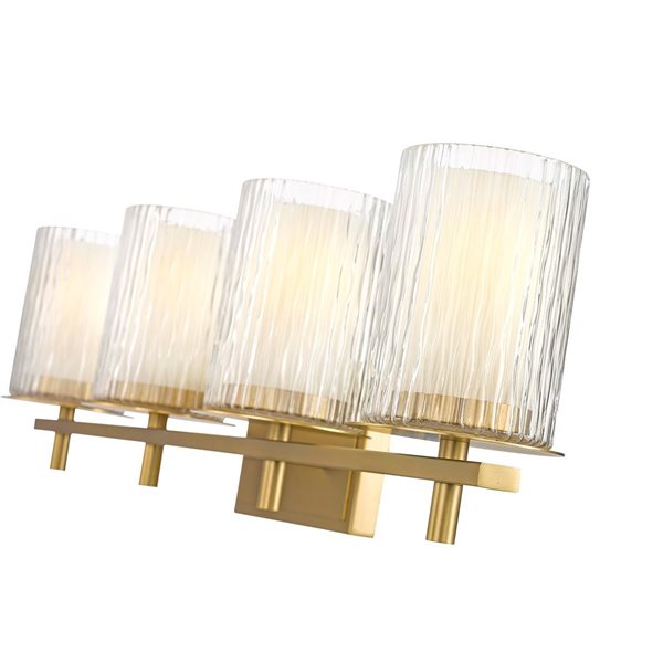 Z-Lite Grayson Modern Gold 4-Light Vanity Light