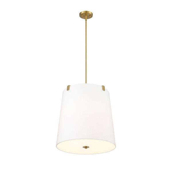 Z-Lite Weston Modern Gold 5-Light Drum Pendant Light