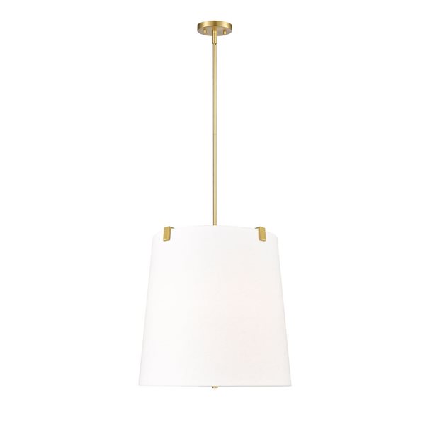 Z-Lite Weston Modern Gold 5-Light Drum Pendant Light