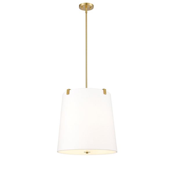 Z-Lite Weston Modern Gold 5-Light Drum Pendant Light