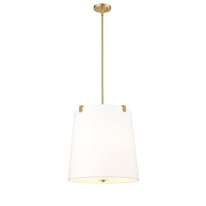 Z-Lite Weston Modern Gold 5-Light Drum Pendant Light