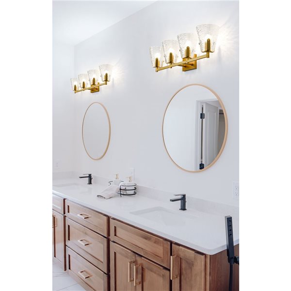 Z-Lite Analia Modern Gold 4-Light Vanity Light