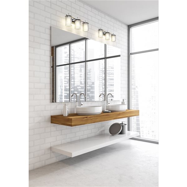 Z-Lite Grayson Chrome 3-Light Vanity Light