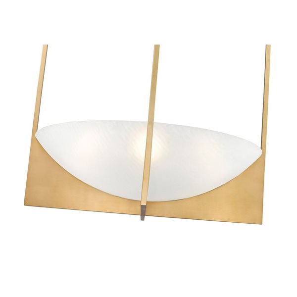 Z-Lite Devon Modern Gold 6-Light Abstract Chandelier