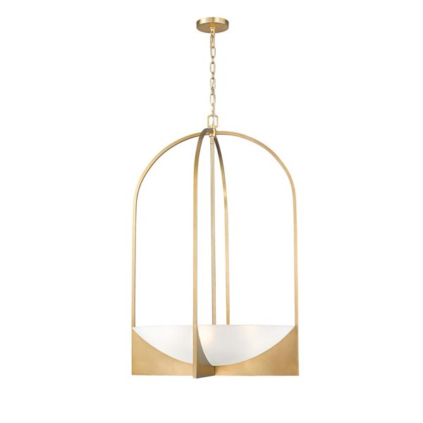 Z-Lite Devon Modern Gold 6-Light Abstract Chandelier