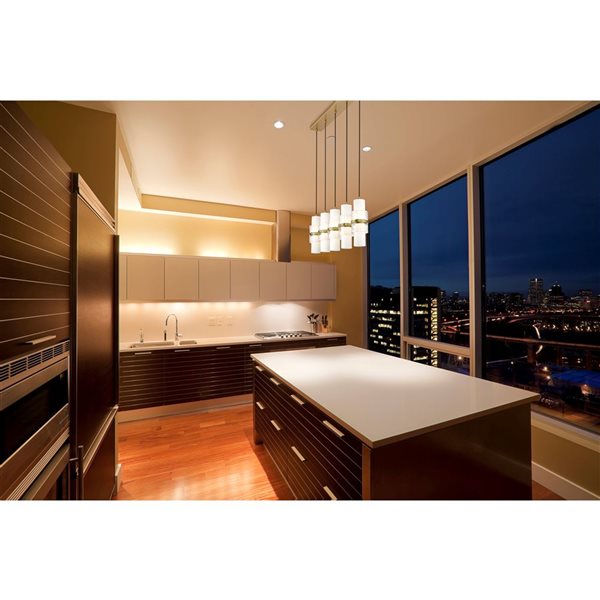 Z-Lite Cayden Modern Gold 5-Light Linear Chandelier