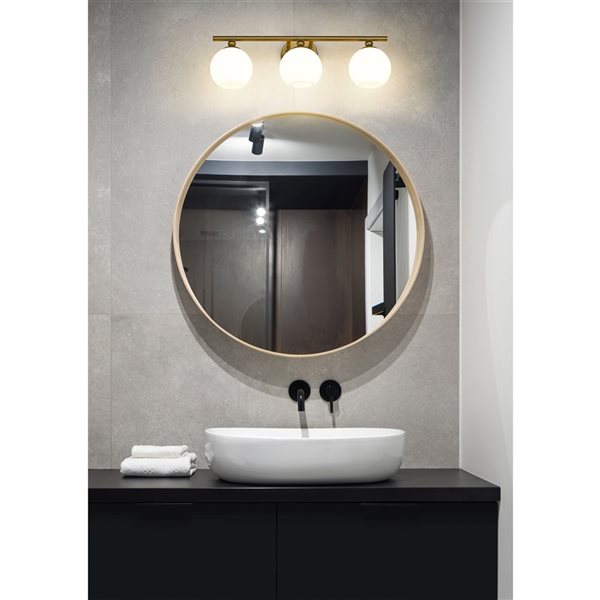 Z-Lite Neoma Modern Gold 3-Light Vanity Light