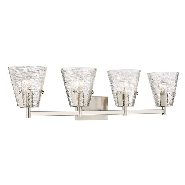 Z-Lite Analia Brushed Nickel 4-Light Vanity Light